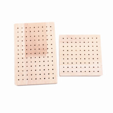 Wood Pegboard Organizer Unbearbeitetes Holz Wandbrett Ton Holzdübel