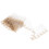 Weißes Metallic- -Set Mit Gesticktem Rand, Breit, 1 Satz 6