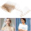 Weißes Metallic- -Set Mit Gesticktem Rand, Breit, 1 Satz 7