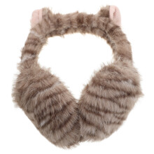 Ohrwärmer Plüsch Hellbraun 1 Set Unisex Für Reisen