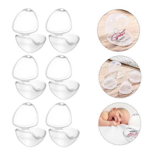 Pacifier Travel Case 6 PP Staubschutz Für Den Heimgebrauch 2