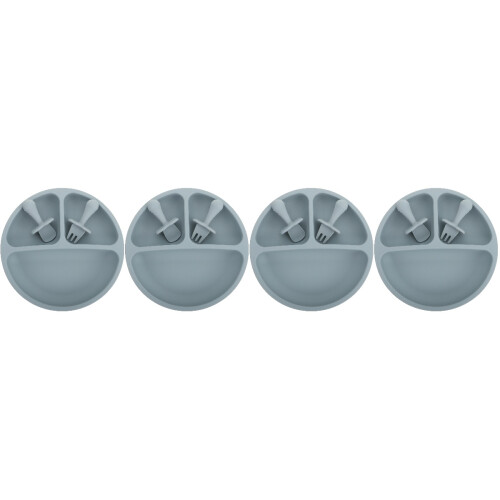 4 Sets Unterteiltes Schälchen Mit Gabel 1