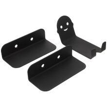 1Set Zwarte Wandhouder Pedalen Beugel Sterk Bike Rack
