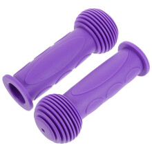 2St Paar Lichtgewicht Handvatten Comfort Rubber Paars