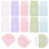 50St Farbiges Umschlagpapier Mit Kartenhalter Tragbar 5