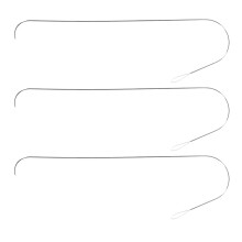 3Pièces Aiguilles À Perles Zinc Argentée Usage Couture