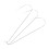 3Pièces Aiguilles À Perles Zinc Argentée Usage Couture 11