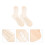 1 Paar DIY Holz Sockenformer Spanner Display Handstrick Sockenmodell 6