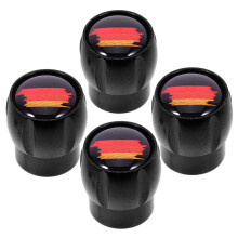 4St Aluminium Ventielkap Met Beschermende Coating Voor Autobanden