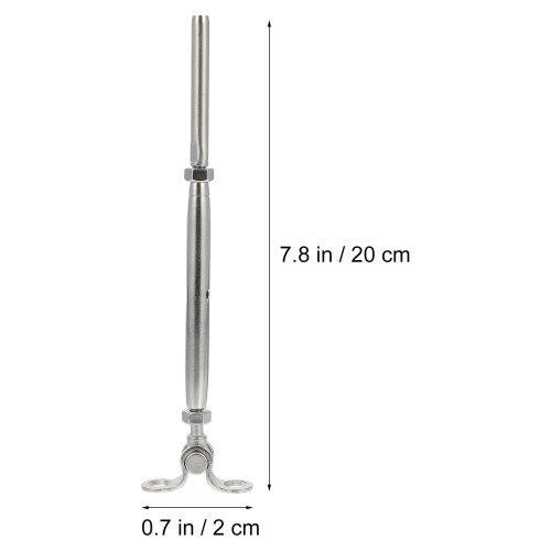 1Set Kabelrail Kit Met Toggle En Verstelbare Draaisluiting 1