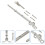 1Set Kabelrail Kit Met Toggle En Verstelbare Draaisluiting 10