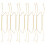 6St Bordhangers Goud Voor Thuis En 11