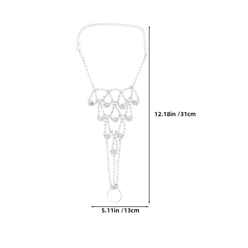 2 Fußkette 31x13x0,5 Cm Silber 1