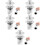 5 Ablauf Filter Duschbecken Stopper 7