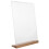 Acryl Schildhalter Desktop Display Stand Mit Holzsockel 7