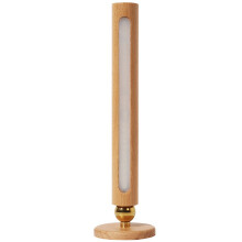 Indoor Wandlampe Khaki Holz 1St Wiederaufladbares Leuchtmittel
