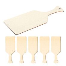 24Stk Unlackierte Holzspachtel -Schneidebretter