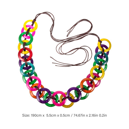 Women's Gürtel Taillengürtel Mehrfarbig 1 1