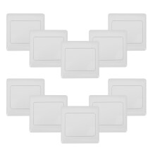 10St Wand Schalterplatte Dekorative Wippschalter