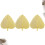 3Stück Blattförmiges Tee- Tee-Filter 9
