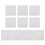 10St Wand Schalterplatte Dekorative Wippschalter 9