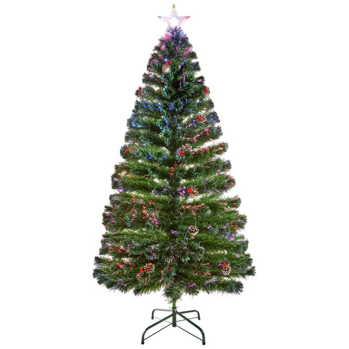 Premier Decorations 4ft Fibre Optic Christmas Tree 1