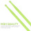 2St Nylon Leuchtende Led Drumsticks Grün 11