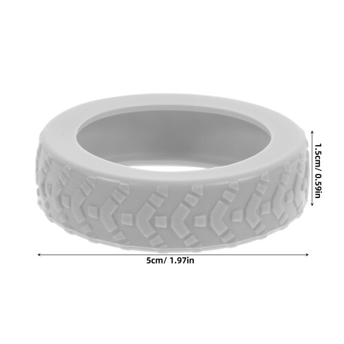 Gepäckradabdeckungen Grau 8 2,0x2,0x0,6 Zoll 2