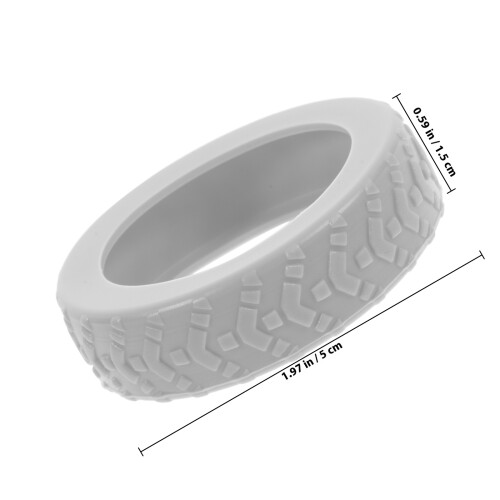 Gepäckradabdeckungen Grau 8 2,0x2,0x0,6 Zoll 1