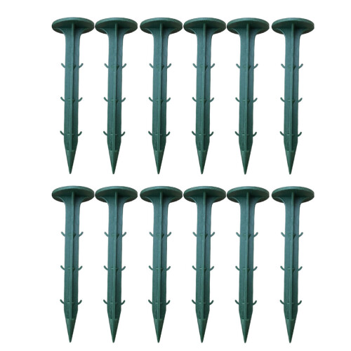 100 Rasersichere Bodennägel Kunststoff Metall 2
