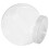 3Pcs Pet Clear Candy Jars with White Lids Large Snack Storage 3