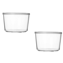 2St Yogurtbecher Mit Deckel Schale Obstglas