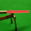 Rubber Billardqueuehalter Rot 5 7,66x0,79x0,79 Zoll 5