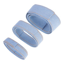 3Stk Denim Streifen Dekorseil Gelbe Linie Braut