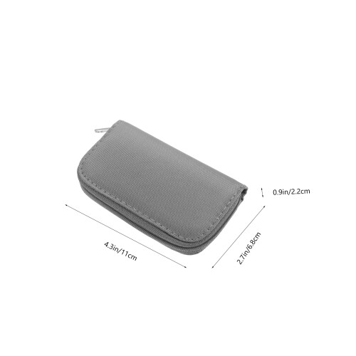Memory Card Storage Bag Grau 1Stk Für Den Täglichen Gebrauch 1
