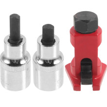 Worgeous Spreizgabel Spreizwerkzeug 3-teilig Metall Rot