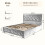 Comfy Living (5ft Kingsize, Silver) Colorado Bed Frame with Lucy Mattress 8