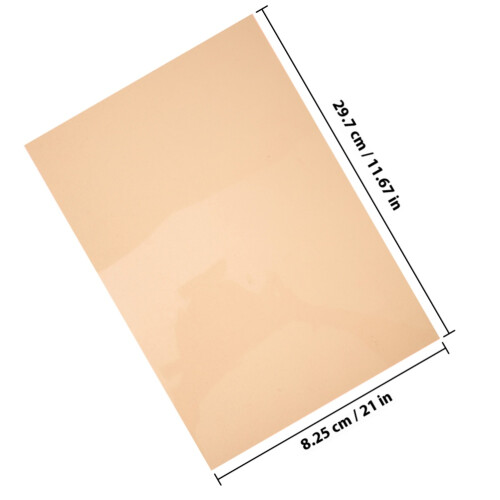 7 Blätter Filterplatte Blitz PVC Farbfilter 1