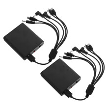 Unbranded 2 Notstrombatterie Schwarz