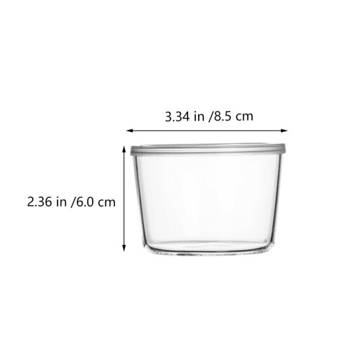 2St Yogurtbecher Mit Deckel Schale Obstglas 1
