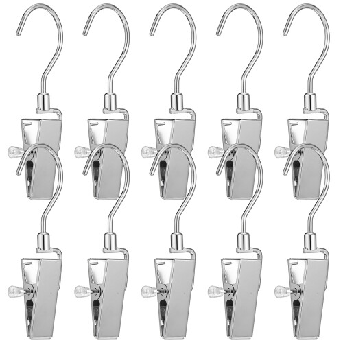 10 Hängeclips Für Kleidung Kleiderbügel 1