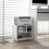 Homcom HOMCOM Printer Stand with Storage Printer Cart on Wheels for Home Office White 1
