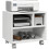 Homcom HOMCOM Printer Stand with Storage Printer Cart on Wheels for Home Office White 9