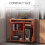 Homcom HOMCOM Computer Table Study Desk with Sliding Keyboard Tray, Cherry Wood 9