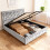 Comfy Living (5ft Kingsize, Silver) Colorado Bed Frame 7
