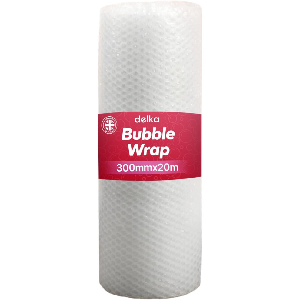 Delka Bubble Wrap Premium Quality Material For Fragile Items, Moving, Storage & Shipping, Environmentally Friendly And Cost Effective (300Mm X 20M) 5060837277209