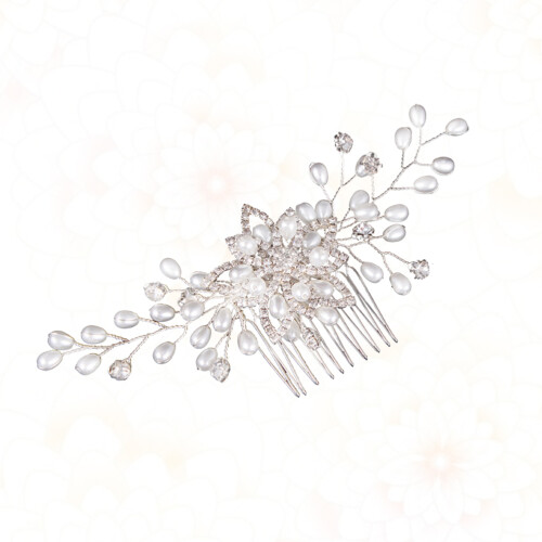 Perlenkamm Brautjungfer Haarschmuck