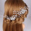 Perlenkamm Brautjungfer Haarschmuck 11