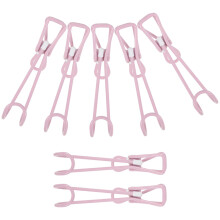 10Stk Edelstahl Wäscheklammern Mit Haken Pink Haushalt Clips