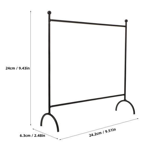 Doll Clothes Storage Rack Home Zubehör Schwarz 1